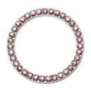 40mm/1.57in OD Car Auto Start Switch Button Decorative Diamond Ring(Pink)