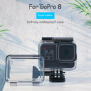 Rubber Button 30m Underwater Waterproof Case Cover for GoPro HERO 8 Camera