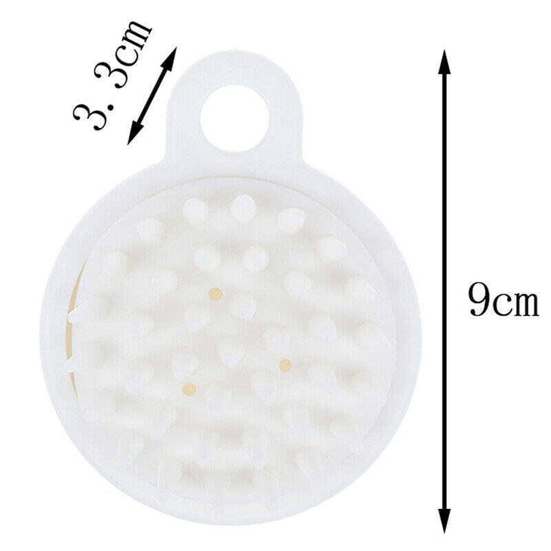 Silicone Head Body Shampoo Scalp Massage Brush Comb Hair Washing Comb Bath T Nw