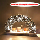 Christmas LED Luminous Wooden Garland Ornaments House Decorations OrnamentsSEAU