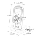 Kitchen LCD Wireless Digital Food Thermometer Probe Base BBQ Grill Meat Cooking