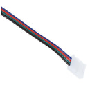 RGB LED Strips Light 4 Pin Male to 10mm Width Plug Connector Cable