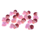 24pcs Mini Sleeping Baby Figures 50pcs Mini Pacifier Charms Baby Shower Gift Bag