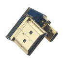 Mini Micro HDMI to HDMI Converter HDMI Screen Adapter for Raspberry Pi 4B