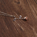 Jewelry women Necklace New Rose Flower Statement Necklace Women Charm Maxi