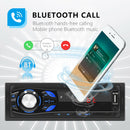 Single 1DIN Bluetooth Car Stereo MP3 Player FM Radio AUX TF Card U Disk+Remote