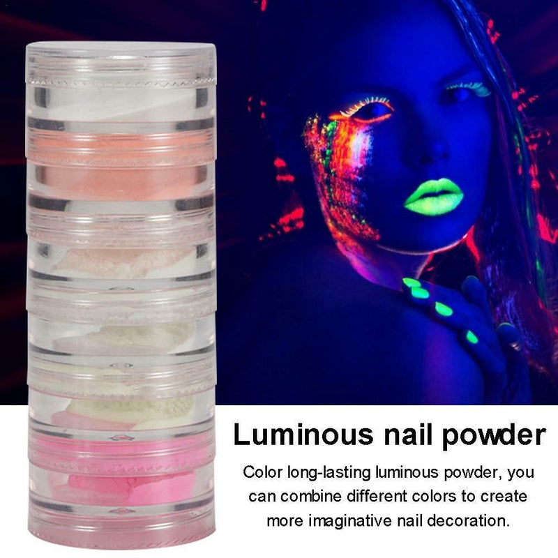 Luminous Pigment Fluorescent Powder Glow In The Dark DIY Painting Nail Art Decor