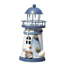 Mediterranean LightHouse Candlestick Candle Holder Seabird Decor Handicrafts