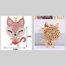 Cute Fox Rhinestone Key Chain Keyring Keychain Handbag Bag Pendant Car Deco