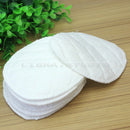 12x White Reusable Breastfeeding Baby Feeding Soft Nursing Pads Washable