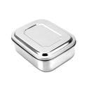 Stainless Steel Square Lunch Box Bento Food Picnic Storage Container Travel