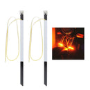 2PC Flexible Amber Motorcycle LED Fork Turn Signal Daytime Running Light