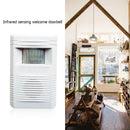 Home Welcome Doorbell PIR Sensor Intelligent Wireless Door Bell Chime Alarm
