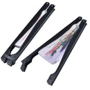 2 Pcs Paper Chinese Oriental Folding Hand Held Fans.Ideal Size For Handbags 3C