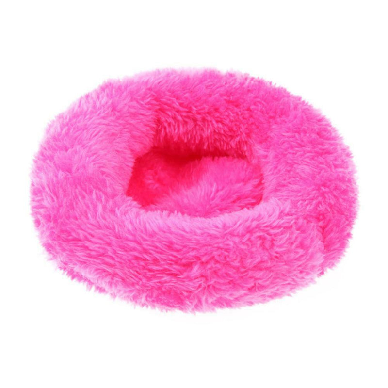 Animal Pet Hamster House Bed Washable Winter Warm Soft Mat(Rose Red)(L) A