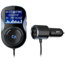 BC30 Car Bluetooth Hands-free MP3 Player TF Car FM Transmitter Dual USB Cha