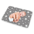 Infant Breathable Diapers Baby Changing Pad Cotton Cartoon Waterproof Nappy A