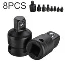 8pcs 1/2" 1/4" 3/8" 3/4" Drive Ratchet Socket Adapter Reducer Air Impact Set