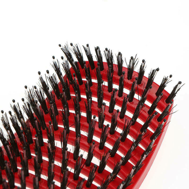 Bristle Large Vented Styling Hair Comb Detangling Thick Hair Massage Bru RGC