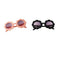 2 Pieces Polarized Sunglasses for Babies, Ages 0-2, in Classic Black and Pink