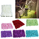 Artificial Flower Wall Panel Wedding Background Hanging Decor Props Red