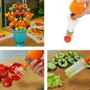 7pcs 6 Shape DIY Cake Fruit Vegetable Maker Shaper Set Food Decor Cutter Salad h