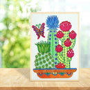 5D DIY Special Shaped Diamond Painting Cactus Cross Stitch Mosaic Craft Kit