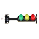 DC 5V mini led traffic light module 5mm red yellow green color led displayME