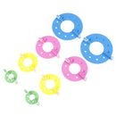 8PCS 4 sizes Fluff Ball Weaver PomPom Maker Knitting Loom Kit3c