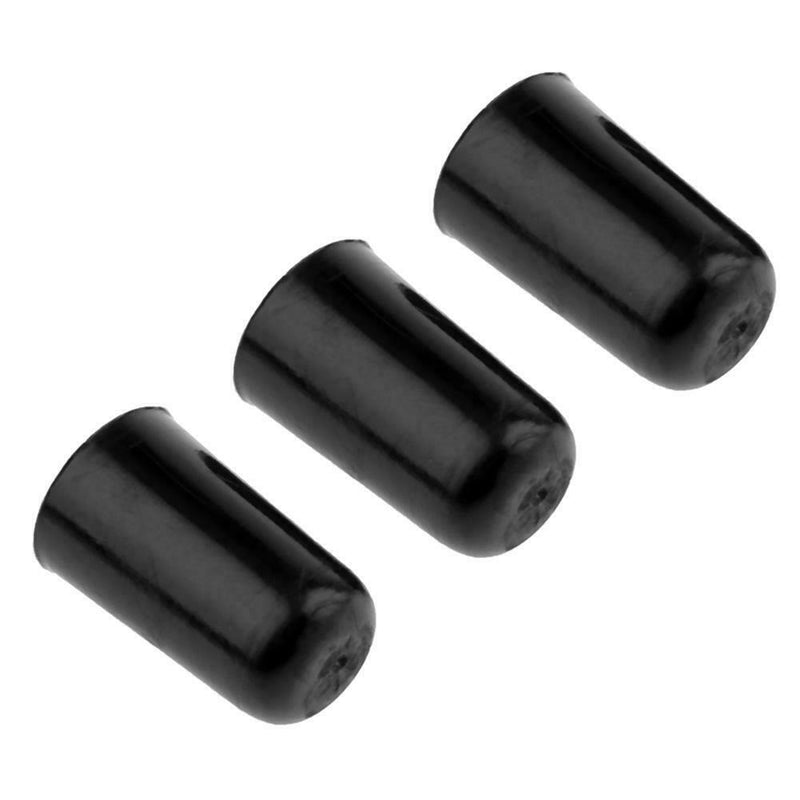 3pcs Cello Endpin Rubber Tip Cap Protector Stringed Instruments Parts