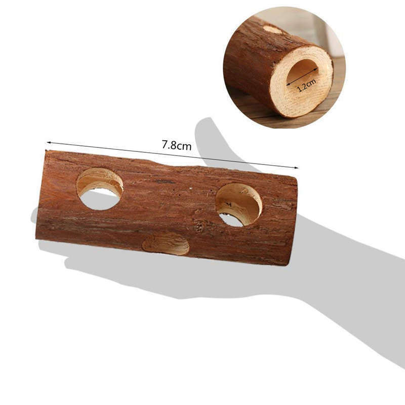 Natural Wood For Hamsters Organic Soft Wood, Non-Toxic, Pesticide-Free, Tho H6P2