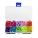 500Lot Mixed Bulb Pins Gourd Safety Pins Metal Calabash Pins with Storage Box