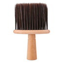 Neck Face Duster Brushes Barber Salon Cutting Hair Clean Hairbrush (Brown)