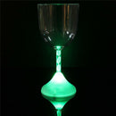 1Pc LED Light Up Flashing Wine Cocktail Glasses Color Changing