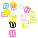 40pcs Plastic Slider Tri-Glide Adjust Buckles Backpack Straps Webbing 20mm