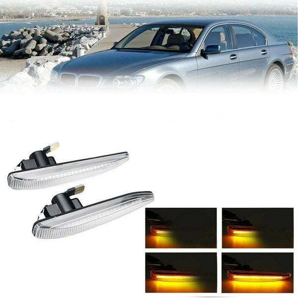Dynamic Replacement Fender Side Marker Light For BMW 7 Series E65/E66/E67 01-08