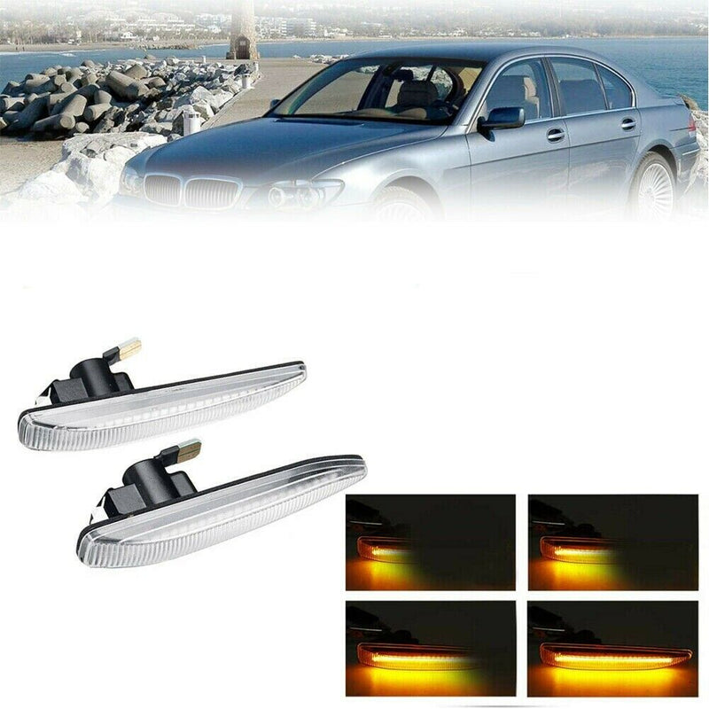 Dynamic Replacement Fender Side Marker Light For BMW 7 Series E65/E66/E67 01-08