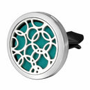 Car Air Freshener Aromatherapy Essential Oil Diffuser - Hollow Circle Stain