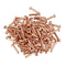 100 Pcs 5/64inch x 25/64inch Round Head Copper Solid Rivets Fasteners B1R1