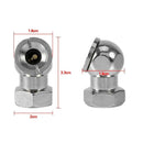 1/4 inch NPT Car Tyre Inflator Valve Connector Air Chuck Ball Tire Clip Lock- JR