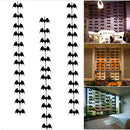 12pcs/string Horror Bat Halloween Non-woven Bat String KTV Bar Home Party OZ