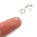 10pcs Dental Supplies Orthodontic Ortho Lingual Buttons Bondable Round Base M&E