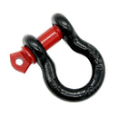 2T D Bow Ring Shackle Connect Keychain Hook with Red Isolator Silencer Clevis
