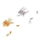 10Pcs Ridged Spiral Magnetic Lobster Clasps for Jewelry Necklace Bracelet