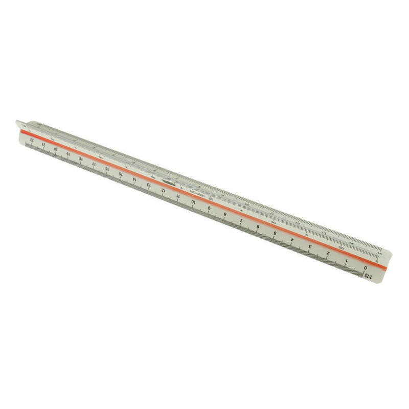 10 Pieces Triangular Metric Scale Ruler 1:20 1:75 1:25 1:100 1:50 1:125