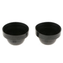 2pcs HID LED Headlight Light Dust Seal Covers Headlamp Housing Cap 90mm