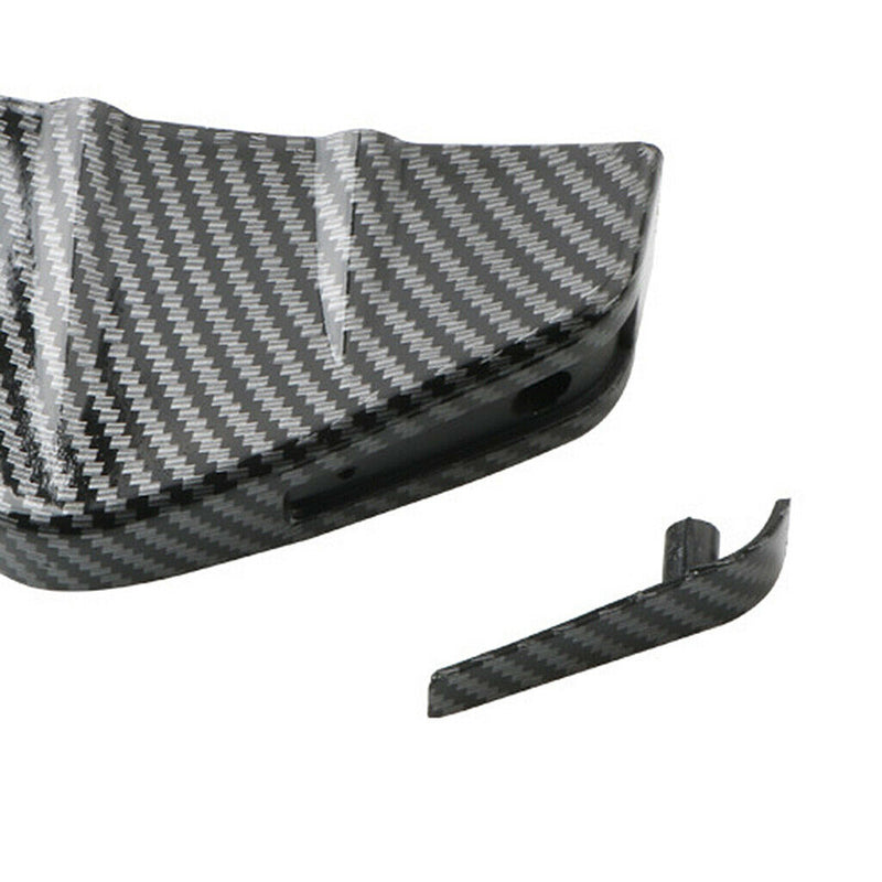 4x Black Universal Car Rear Lower Bumper Diffuser Fin Spoiler Lip Wing Splitter