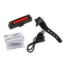 1pc USB Rechargeable LED Bicycle Cycling Front/Rear Tail Light Bike Lamp 6 Modes