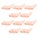 5 Pairs 3 Holes Small Toes Separator Corrector Orthotics Straightener  Skin