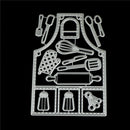 14pcs Kitchen Tools Metal Cutting Dies For DIY Scrapbooking Album Paper Card B&X